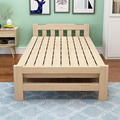 折叠床单人床木质