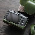 适用尼康Z50相机包 单肩斜挎复古皮套nikon z50半套保护套Z30底座