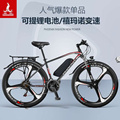 凤凰X1助力电动自行车锂电小型代步电瓶车变速电动车电瓶车单车