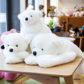 默奇毛绒趴趴北极熊玩具娃娃白公仔搭肩抱抱枕玩偶萌女生可爱礼物