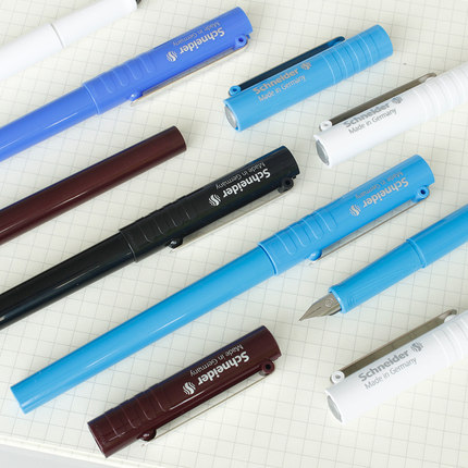 免费刻字德国进口Schneider施耐德钢笔BK406学生专用可替换墨囊墨