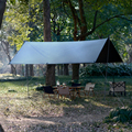 LTHW旅腾方形黑胶天幕户外涂银遮阳棚布便携露营野餐防雨防晒凉棚