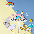 生日蛋糕插牌 网红高档创意可爱儿童蛋糕甜品立体装饰插牌摆件