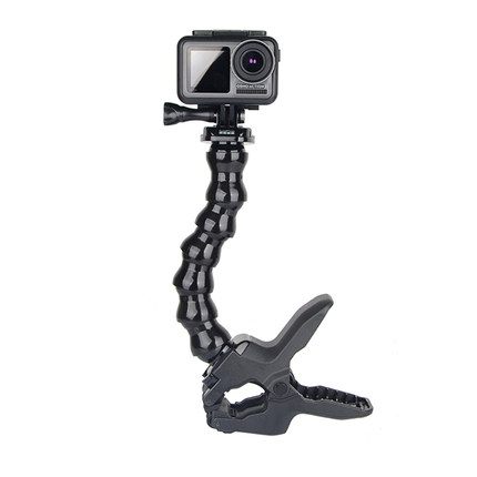 GoPro12/11/10/9/8/7/MAX夹子延长支架大力夹蛇形臂运动相机配件