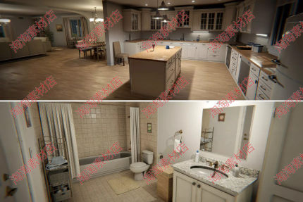 Unity3d House Furniture Pack 1.0 室内家具装饰道具3D模型