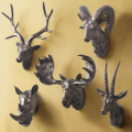 欧式立体仿真鹿头壁饰墙饰创意羊头鹿角墙上挂饰动物墙壁装饰壁挂