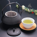 日本原产南部铁器 Iwachu岩铸 铁壶兼用茶壶 带滤网 无涂层铸铁壶
