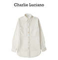 Charlie Luciano小香风衬衫男女同款 cl外套情侣CL格子衬衫