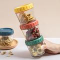 玻璃密封罐带盖燕窝分装瓶酸奶杯储存茶叶咖啡干果蜂蜜罐储物罐子