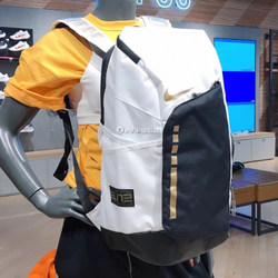 耐克NIKE新款男女学生大容量篮球气垫精英书包双肩背包DX9786-100