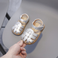 女宝宝夏季鞋子2024新款婴儿凉鞋软底学步鞋镂空透气公主女童包头