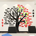正能量墙贴纸大树布置办公室墙面装饰公司文化墙背景励志标语