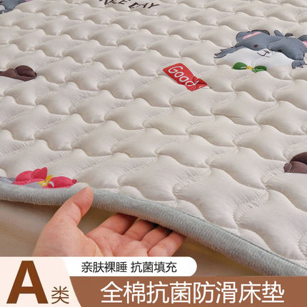 全棉抗菌床垫家用卧室薄床铺垫褥子榻榻米垫子1米8软垫床褥可折叠