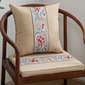 中式禅意茶椅垫坐垫红木沙发椅子坐垫实木家具餐椅太师椅圈椅座垫
