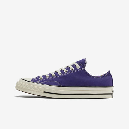 Converse匡威 1970s三星标蓝紫色高低帮男女休闲帆布鞋 170553C
