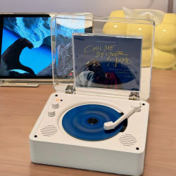 时光岁月CD机听专辑光盘播放器碟片复古桌面听唱片蓝牙音箱无线式