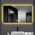 led浴室镜壁挂防雾卫浴镜带灯卫生间智能镜子定制挂墙式洗手间镜6