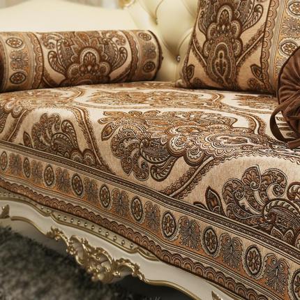 欧式沙发垫布艺四季通用防滑皮沙发坐垫奢华客厅组合沙发套加厚