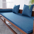骆易家红木沙发坐垫中式沙发垫罗汉床五件套海绵套罩实木垫子定制