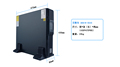 艾默生vertiv维蒂技术UPS电源2KVA/1600W UHA1R-0020内置电池稳压