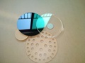 透明亚克力板定制有机玻璃圆片形挡板塑料蛋糕托盘公仔钟表面垫片