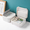 便携分格药箱家庭装大容量常备药收纳盒儿童双层分装小药盒医药箱