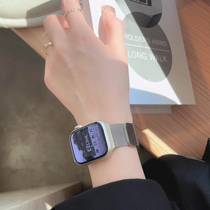 适用于apple表带米兰尼斯iwatch8苹果s7s8磁吸s9表带watch7apple
