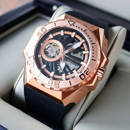 瑞夫泰格男士手表全自动纯机械表大表盘时尚潮流高端防水运动腕表