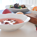 盘子菜盘家用创意简约网红白色陶瓷深盘碟子凉菜异型水果沙拉盘