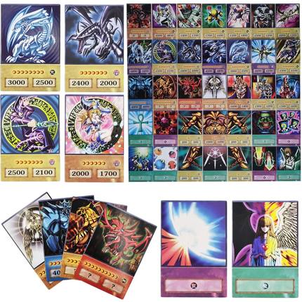 100PCS Yu Gi Oh Flash Card Japanese Different Anime Style Ca