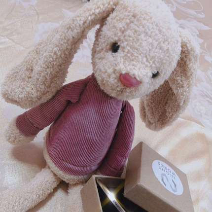 可爱兔子毛绒玩具小公仔玩偶老鼠网红布娃娃兔年吉祥物生日礼物女