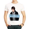 猫头鹰之城T恤衫白色短袖美式圆领春季衣服男女 Owl City T-shirt