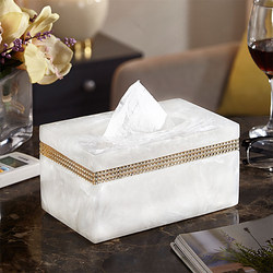 纸巾盒简约北欧客厅茶几抽纸盒家用餐巾纸盒创意卫生间卷纸收纳盒