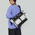 iMipack原创大容量斜挎包男女生机能电脑包多功能两用单肩邮差包