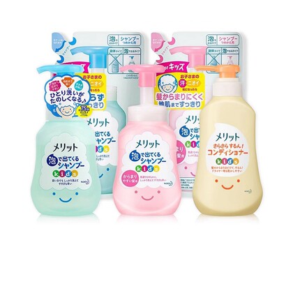保税直供 日本KAO花王儿童专用洗发水300ml护发素360ml无硅油正品