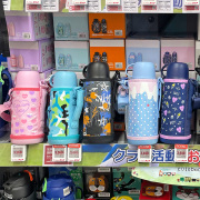 日本进口膳ٜ魔师保温杯儿童学生吸管杯大容量男女便携不锈钢水杯