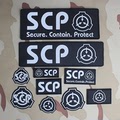 反光SCP基金会魔术贴章SCP标志超自然现象基金会反光贴个性徽章