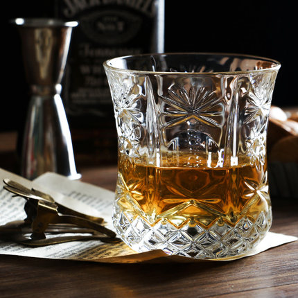 RCR进口水晶玻璃杯欧式创意威士忌杯刻花洋酒杯酒杯香槟杯白兰地