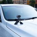 汽车天窗吸盘式通用拍摄手机支架三强力吸盘gopro摄影录像支撑架