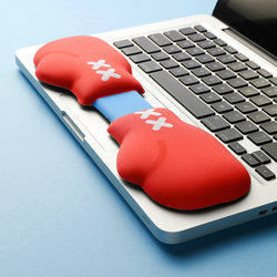 硅胶键盘手托护腕鼠标垫可爱舒适掌托腕托办公手腕苹果笔记本支架