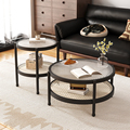 茶几客厅家用小户型2024新款黑色极简法式复古轻奢高级感藤编茶桌