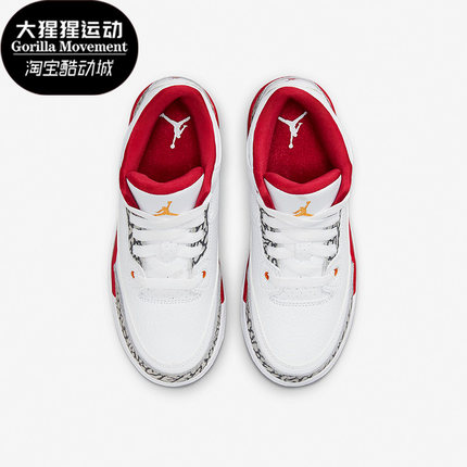 Nike/耐克正品儿童童鞋Air Jordan3 AJ3复古透气运动鞋429487-126