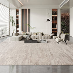 客厅地毯轻奢高级茶几毯意式极简奶油风2023新款暖驼咖大地色加厚
