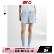 SPAO韩国同款2024年春夏新款女士时尚凉感短裤休闲裤SPTHE37G01