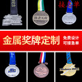 金属奖牌制作运动会篮球比赛奖牌挂牌金合金马拉松荣誉奖牌定制