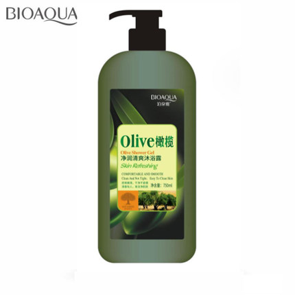 2PCS Olive Shower Gel  Bath wash Lotion橄榄沐浴露750ml 2瓶