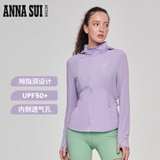 ANNA SUI 探索系列 梭织透气立领夹克外套防水抗UV50+拉链上衣