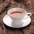 白色北欧简约骨瓷咖啡杯碟 优雅汉斯纹浅浮雕英式下午茶红茶杯碟