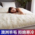 澳洲羊毛床垫软垫家用卧室双人保暖加绒冬季床褥子羊羔绒1米5垫被