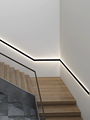 楼梯扶手灯带明装人体感应侧面极简约过道走廊发光装饰长条墙壁灯